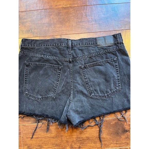GRLFRND Black Washed Cut Off High Rise Summer Festival Short Size 31 - Picture 7 of 8